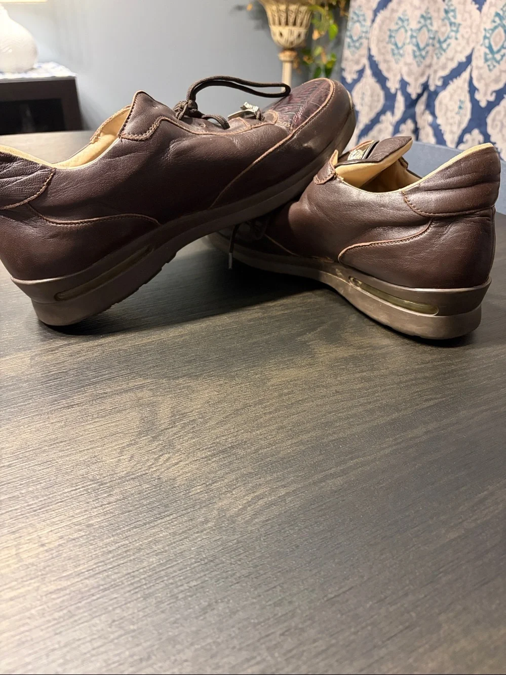 FENNIX ITALY Men’s Alligator & Calfskin Leather Casual Luxury Sneakers Size 11